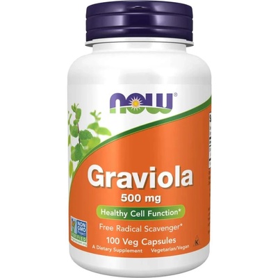 NOW Graviola, 500 mg, 100 капсули, Now