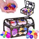 Jokomisiada Pirate Chest with Colorful Crystals - Discover Underwater Treasure SP0782