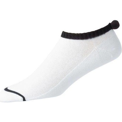 Footjoy ponožky dámske ProDry LW Pom Pom bielo/čierne
