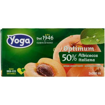 Yoga marhuľový džús 3 x 200 ml