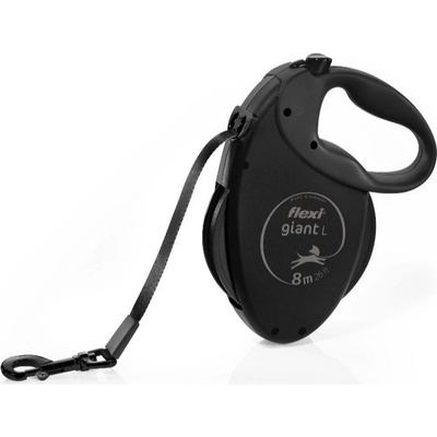 Flexi Giant Black Edition vodítko automatické pro psa páska