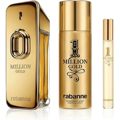 Paco Rabanne Rabanne Million Gold EDP Intense 100 ml + EDT MINI 1 Milion 10 ml + DEO спрей 150 ml M