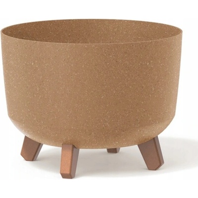 Prosperplast Květináč 33,9 x 33,9 x 24 cm plast béžový