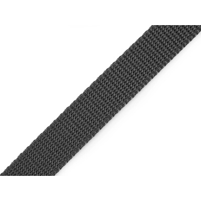 Prima-obchod Popruh polypropylenový šíře 20 mm tloušťka 2 mm, barva 18 šedá tmavá