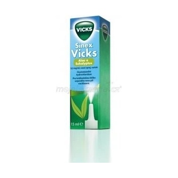 SINEX VICKS ALOE A EUKALYPTUS NAS 0,5MG/ML NAS SPR SOL 1X15ML