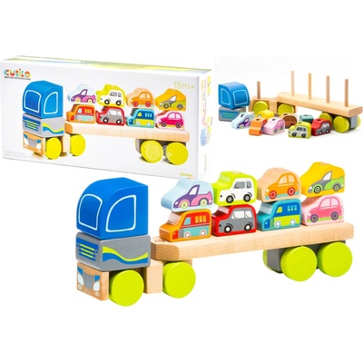 Lean Toys triedič nákladné auto s autami