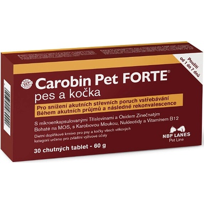 Carobin Pet Forte pre psov a mačky 30tbl