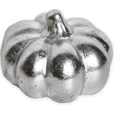 Dýně polystone stříbrná 8x5 cm
