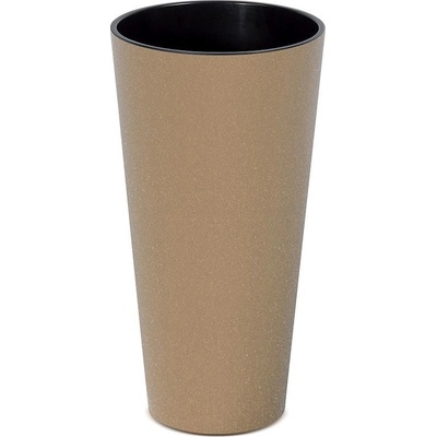 Prosperplast Květináč TUBUS SLIM ECO WOOD naturo 25,0 cm