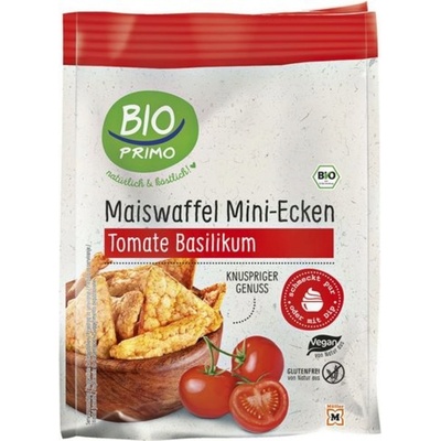 BIO PRIMO Био мини царевични вафли - доматен босилек
