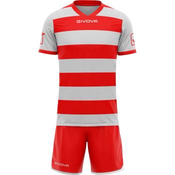 Image 1 of Givova Къси панталони Givova Rugby Kit Jersey with Shorts grey/red