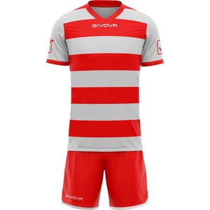 Givova Къси панталони Givova Rugby Kit Jersey with Shorts grey/red