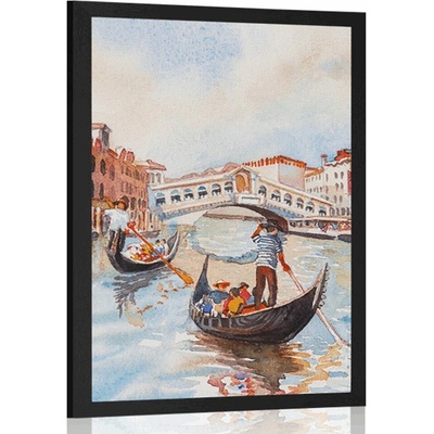 Plagát benátska gondola