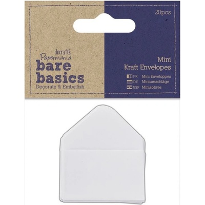 WEST DESIGN West Design 4 × 2,5 cm obálky mini 20 ks bílé
