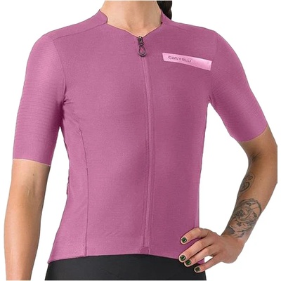 Castelli Дамска фланелка с къс ръкав за колоездене Castelli Women's Premio Evo Jersey Cycling jersey - Deep Purple - размер XL (156-2383-0115)