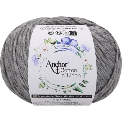 Anchor Cotton 'n' Linen 00007 Shadow Плетене на една кука прежда (4680004-00007)