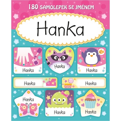 ARGUS Veselé nálepky samolepky se jménem Hanka