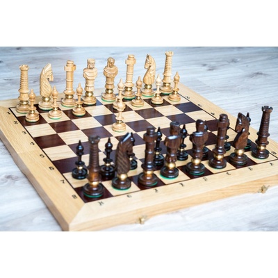 Dřevěné šachy Royal Lux velké
