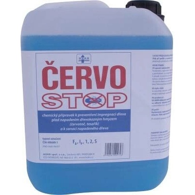 Červostop antiparazitní preventivní impregnace dřeva proti hmyzu, 5 l