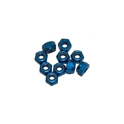 ULTIMATE RACING 3 mm. alu samojistné matičky modré 10 ks