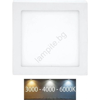 Ecolite LED-CSQ-CCT/25W/BI - LED Плафониера RAFA LED/25W/230V бял (EC0426)