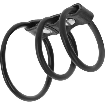 Darkness Flexible Cock Rings Set Of 3