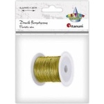 TITANUM Craft-Fun Series floristic wire color: gold 20 m 1 pc (24BR0201-3)