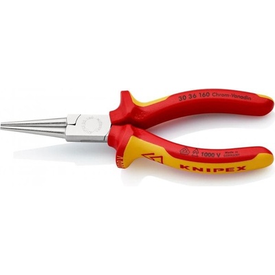 KNIPEX 3036160 kleště kulaté dlouhé izolované 1000V VDE 160mm – Zboží Mobilmania