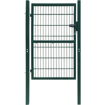 2D plotová branka (jednokřídlá), zelená 106 x 170 cm