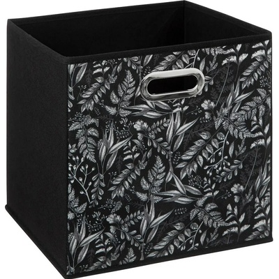 5five Simply Smart Úložný box Organic 31 x 31 x 31 cm čierna