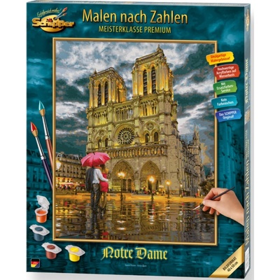 Schipper Malování podle čísel Katedrála Notre-Dame v Paříži 40 x 50 cm – Hledejceny.cz