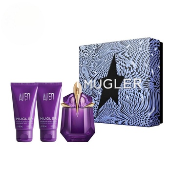 Thierry Mugler Alien Парфюмна Вода 30 мл + Душ Гел 50 мл + Лосион за Тяло 50 мл- Подаръчен Комплект за Жени