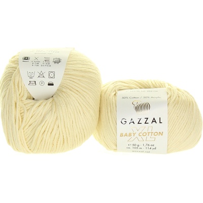 Gazzal Baby Cotton XL 3437 smetanová