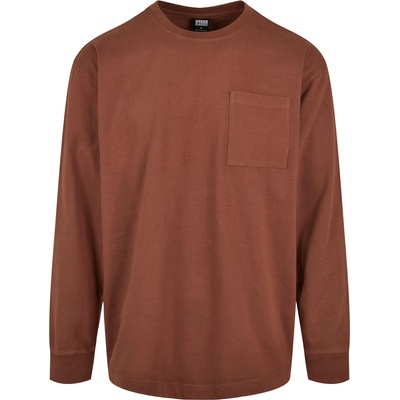Urban Classics Мъжка кафява блуза Urban Classics barkUB-TB4723-03467 - Кафяв, размер S