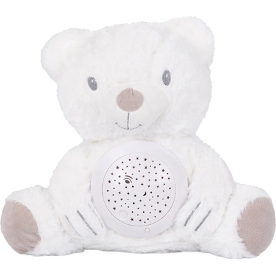 Chipolino Плюшена играчка с проектор Chipolino - Мече, бяло (PIL02507BEWH)