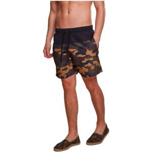 Urban Classics Бански гащета Urban classics Basic swimming shorts - Black (Black / Militar)