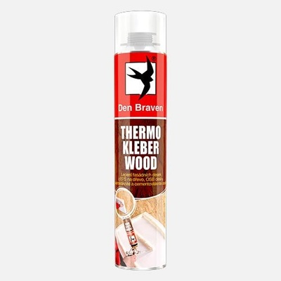 Den Braven THERMO KLEBER WOOD pistolová montážní pěna 40221WT 750 ml