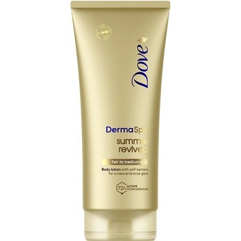 Dove Derma Spa Summer Revived Medium to Dark tělové mléko 200 ml