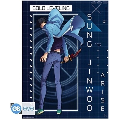 Plagát Solo Leveling - Jinwoo Arise Chibi - 52 × 38 cm