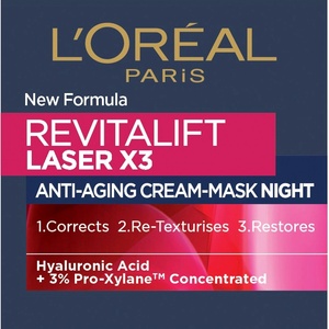 L'Oréal L'Oréal Revitalift Laser Нощен крем за лице X3, 50 ml
