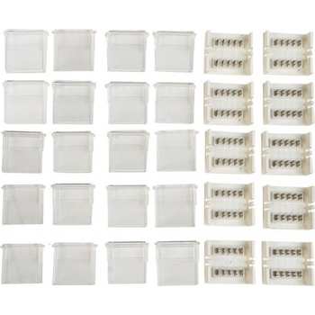 Lightex Прав конектор 5PIN за водоустойчива LED лента RGBW 6A 12mm (521AL0001395)