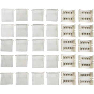 Lightex Прав конектор 5PIN за водоустойчива LED лента RGBW 6A 12mm (521AL0001395)