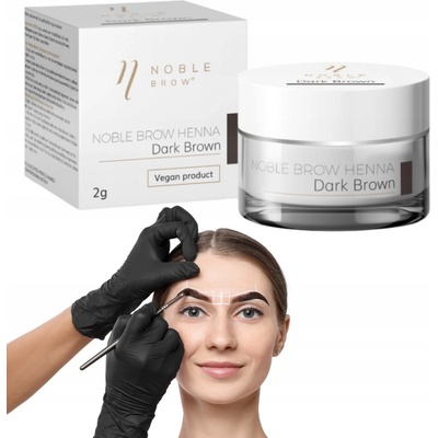 Noble Lashes henna na obočie Dark Brown 2 g
