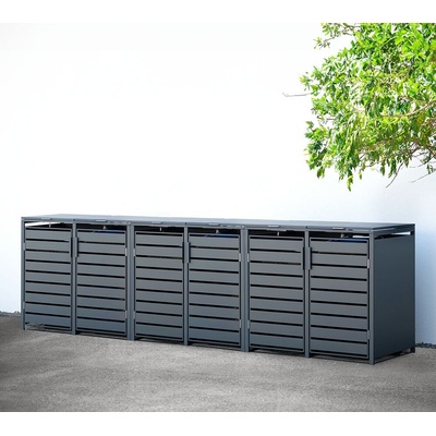 Westmann Kubus 6 6x240L 396x80x116 cm antracitová