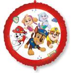 Procos Балон от фолио - Paw Patrol червен кръг 46 см