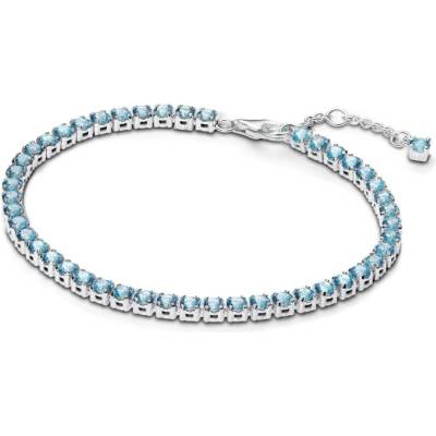 PANDORA Tenisový modrý náramek 18 591469C03-18