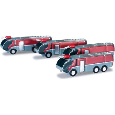 Herpa Airport accessories fire engine set 4 pcs 1:500