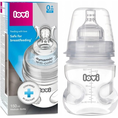 Lovi kojenecká láhev Medical transparentní 150ml