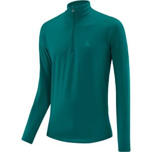 Löffler Мъжки поларен пуловер Löffler Midlayer Transtex Fleece jumper - Smeraldo - размер 58 (EU) (005-3433-0917)
