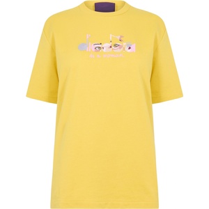 Diadora Тениска Diadora Women's Eye Short Sleeve T-Shirt - Yellow